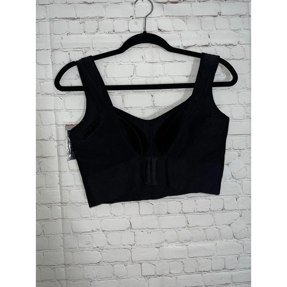 Truekind Daily Comfort Wireless Shaper Bra Black 2XL New with Extender 10023 - Picture 4 of 7